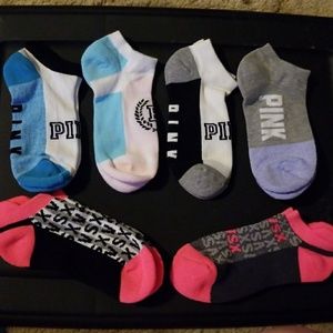 Vs pink cotton socks, brand new 6 pairs